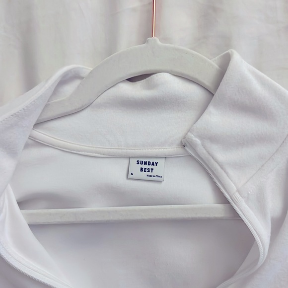 Sunday Best Ribbed half-zip longsleeve in size small - Picture 6 of 6